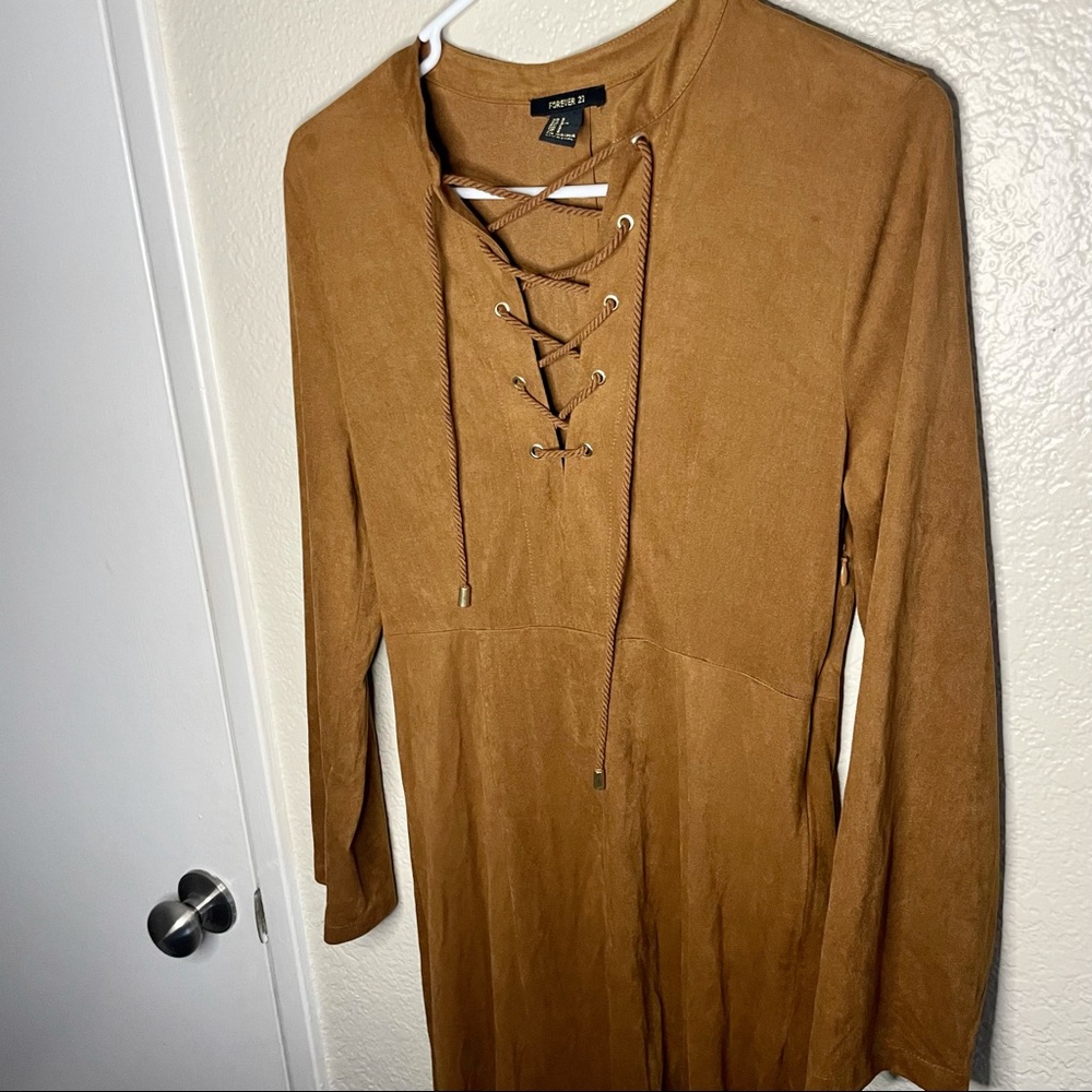 Velvet long sleeve dress